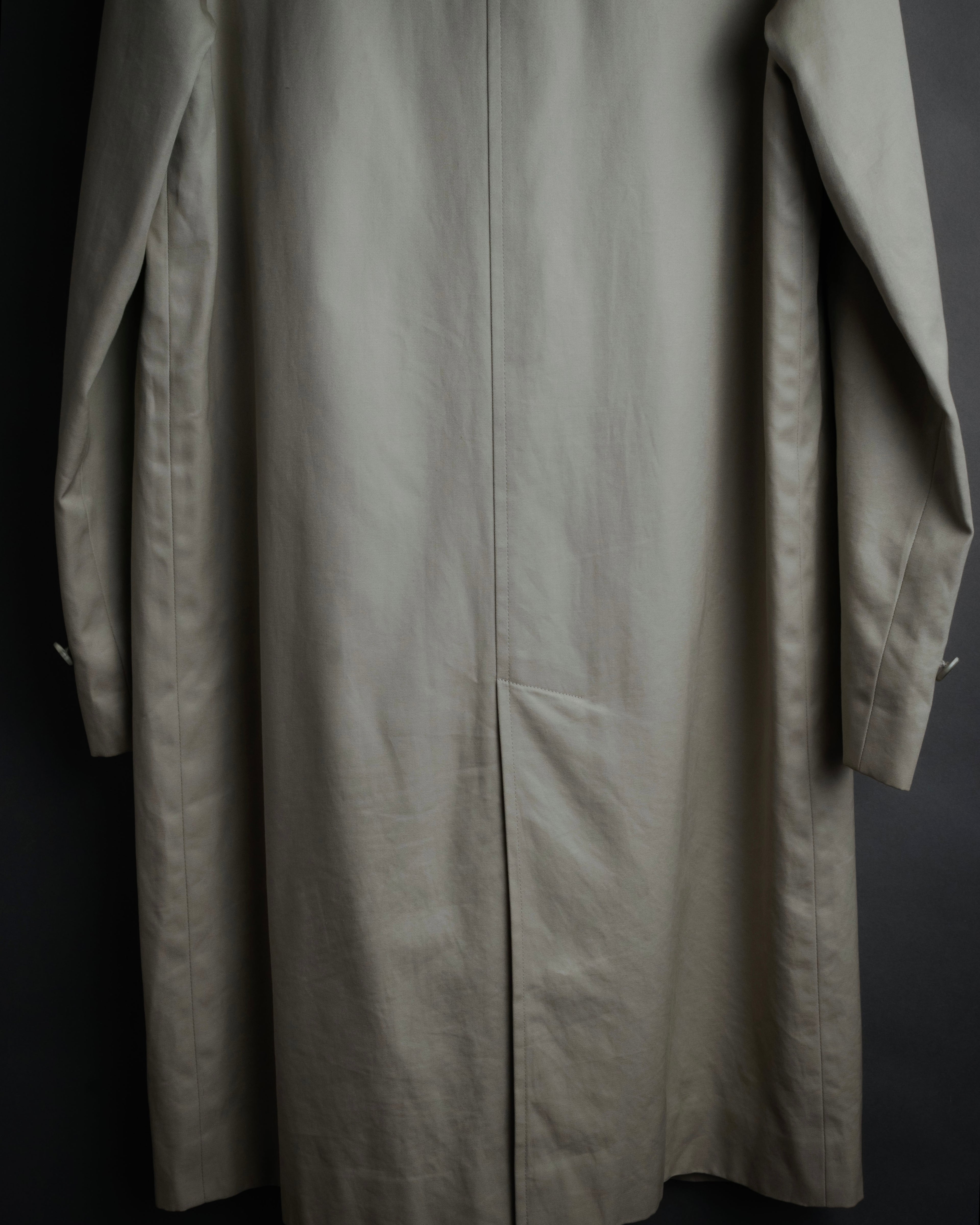 “BURBERRY BLUE LABEL” 2000’s Minimal balmacaan coat