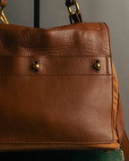 "Yves Saint Laurent" 00's-10's Structured leather shoulder bag