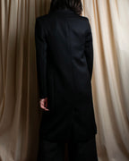 "HUGO BOSS" Satin switch lapel shaped tailored coat