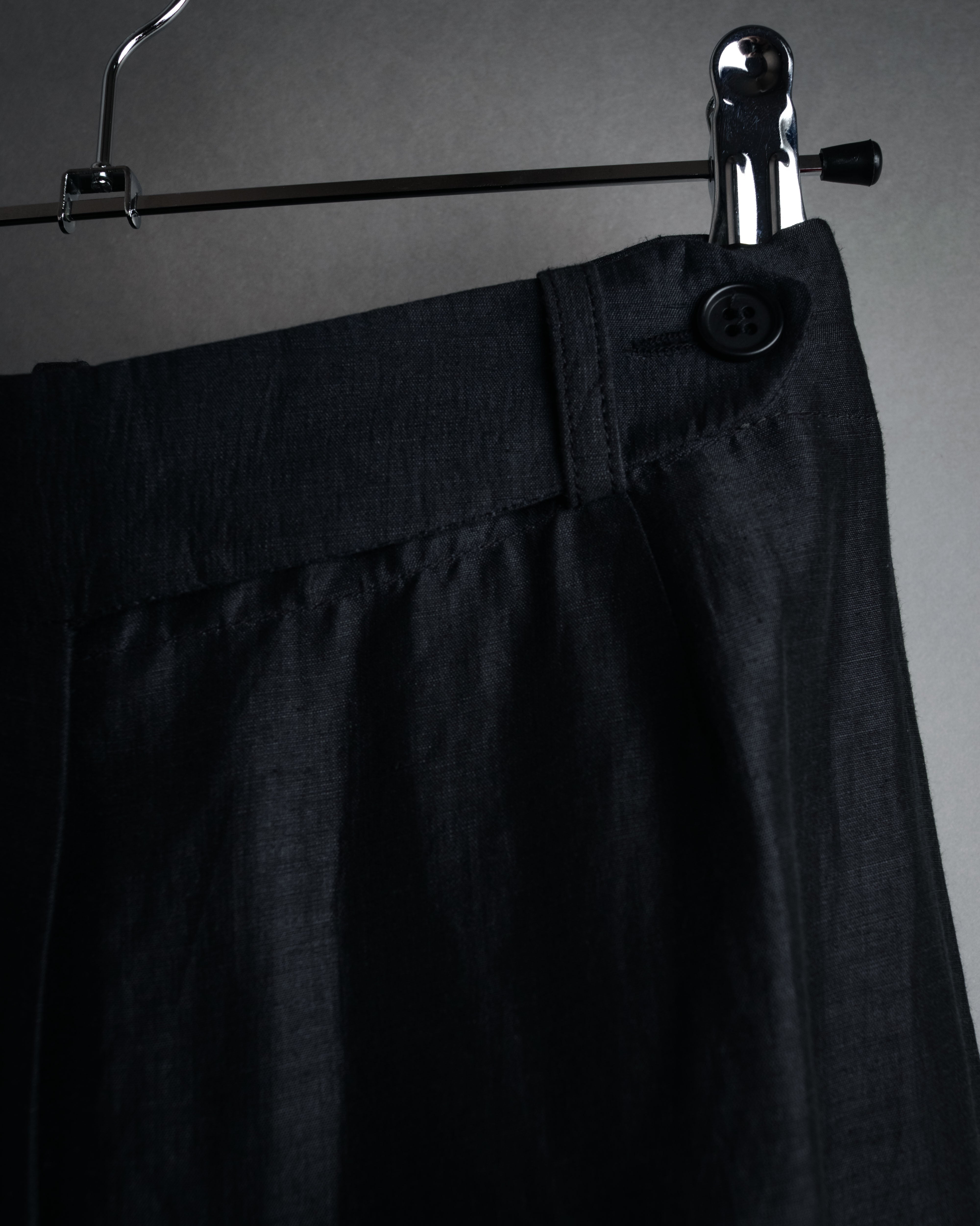 EMPORIO ARMANI (エンポリオ アルマーニ) - Wide-leg pants - Black