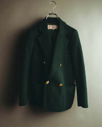 "Yves Saint Laurent" late 80's-early 90's Structured wool mohair double breasted coat