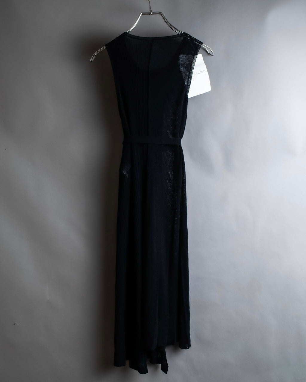 "YOHJI YAMAMOTO FEMME" 13SS Belted sleeveless long dress