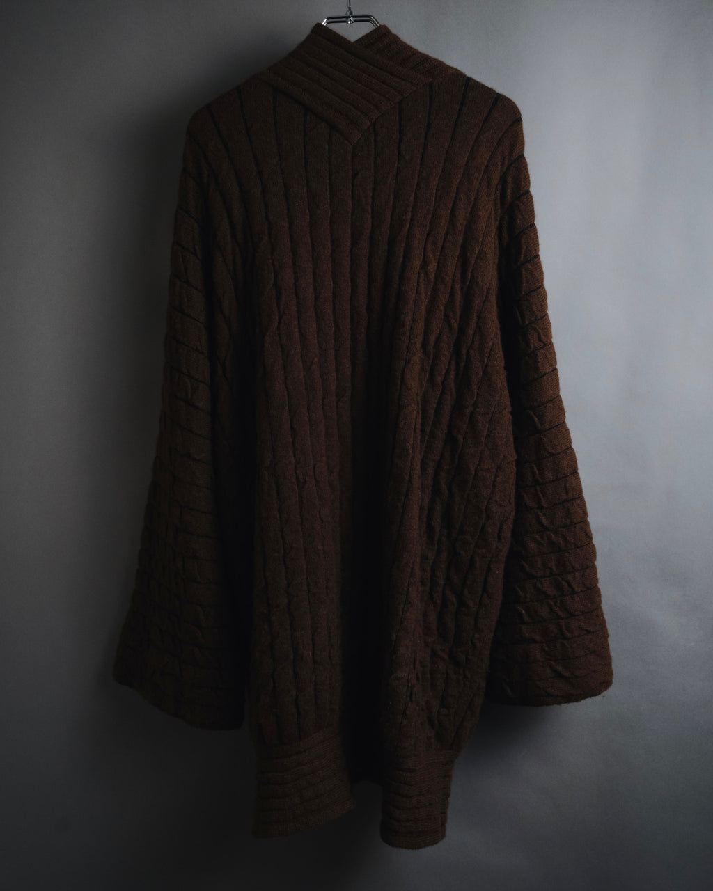 "Salvatore Ferragamo" 00’s Cashmere blend shawl-collar knit cardigan