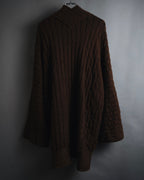 "Salvatore Ferragamo" 00’s Cashmere blend shawl-collar knit cardigan