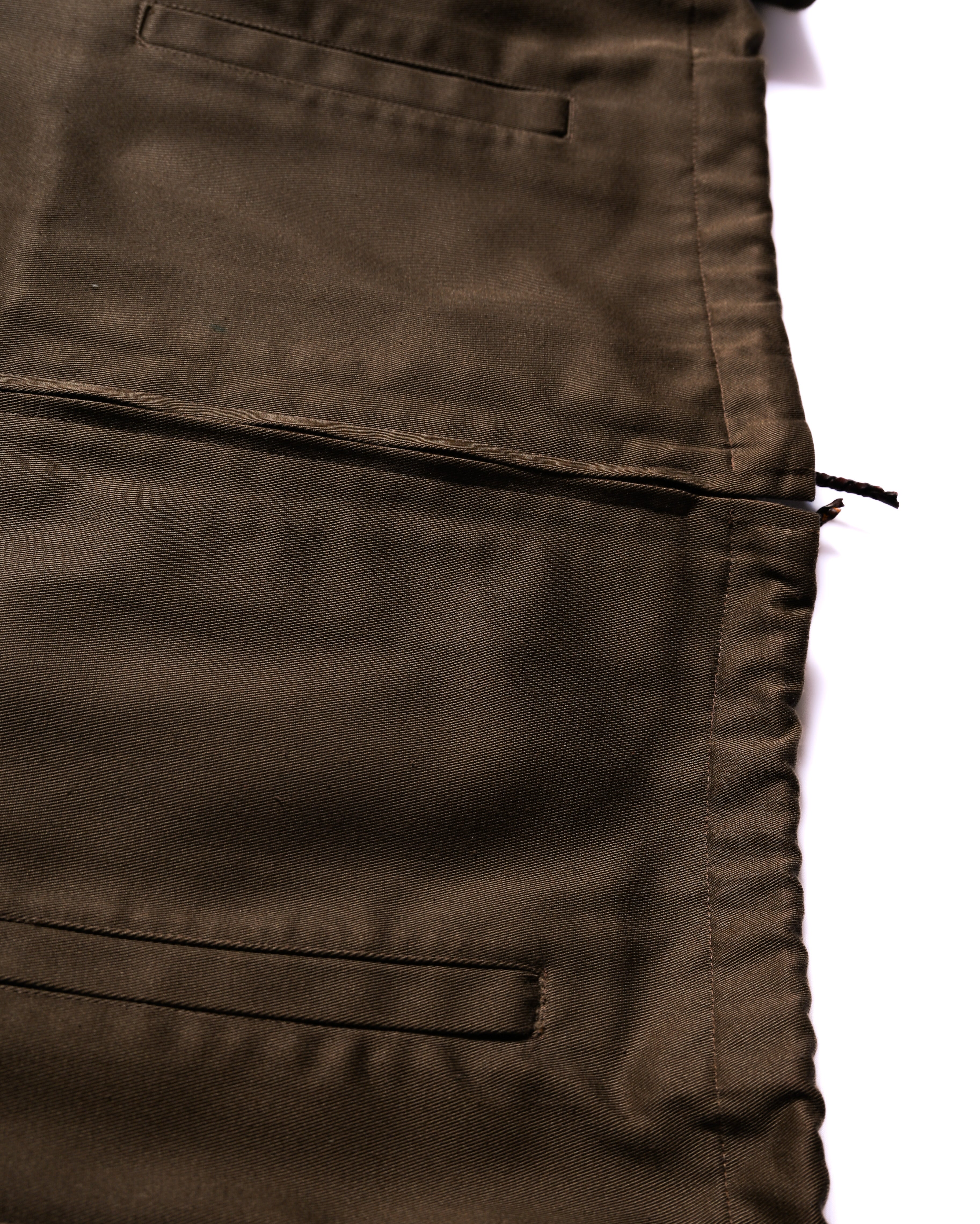 VINTAGE/ Short Length Cotton Jacket Brown