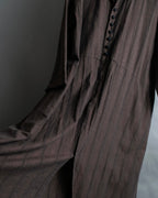 "pas de calais" compact collar long dress