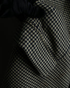 "HUGO BOSS" Houndstooth structured shoulder line tailored jacket