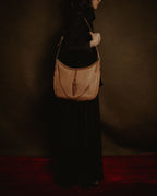 –SPECIAL– "GUCCI" 70’s pigskin horsebit piston hobo bag