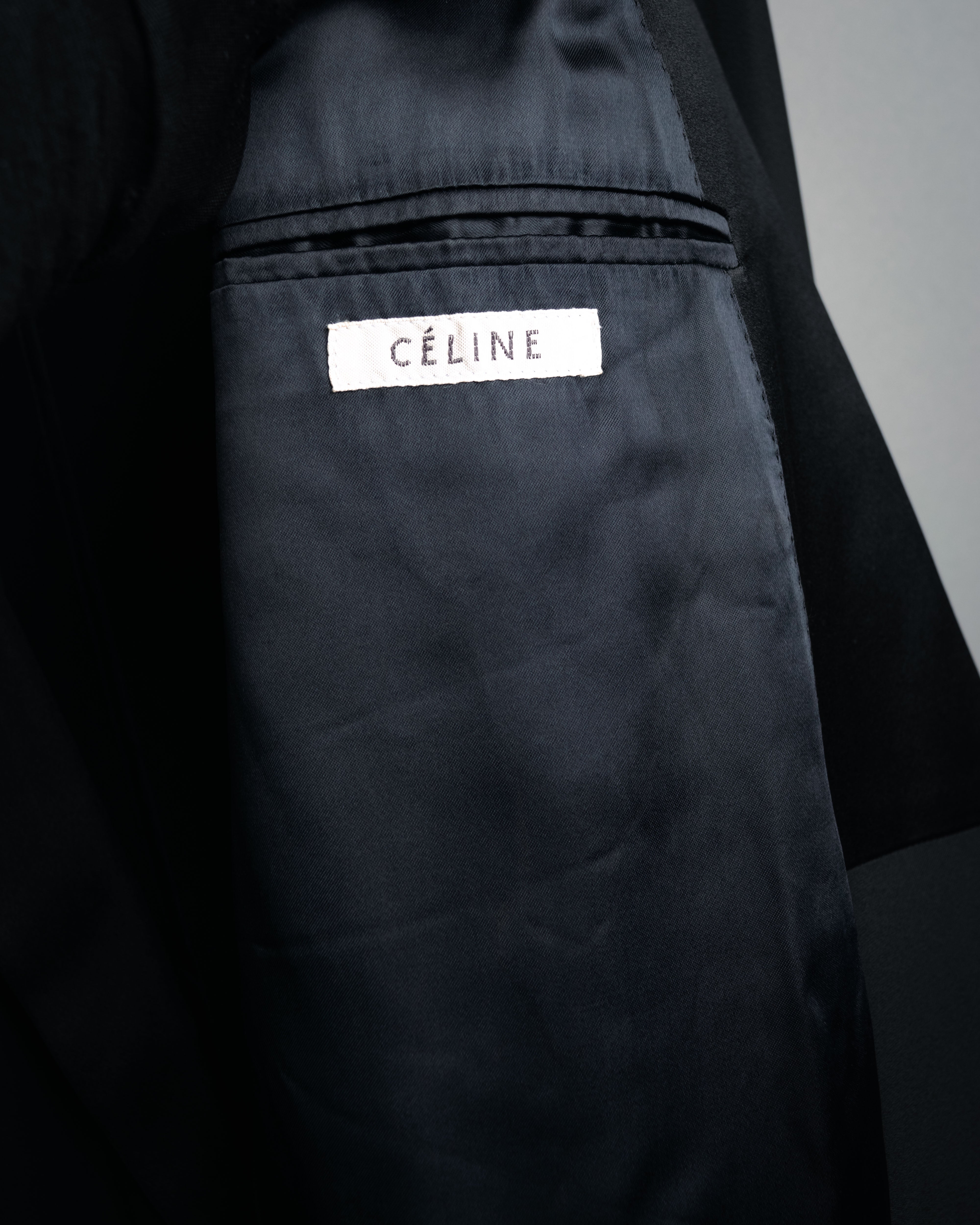 CELINE (セリーヌ) - タキシード サテンラペル ロングジャケット