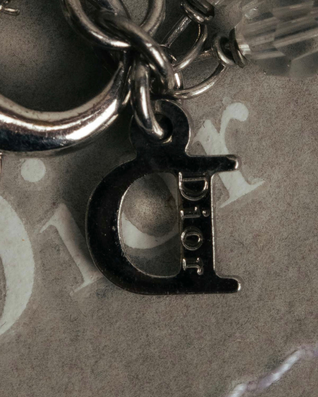 "Christian Dior" 00's Floral charm bracelet