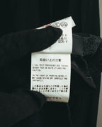 "Y's" 00's-10's Layered cupro sleeveless maxi dress