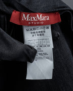 "Max Mara Studio" Straight fitting single-piece long coat