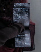 "LANVIN" Sequined bejeweled sleeveless pullover