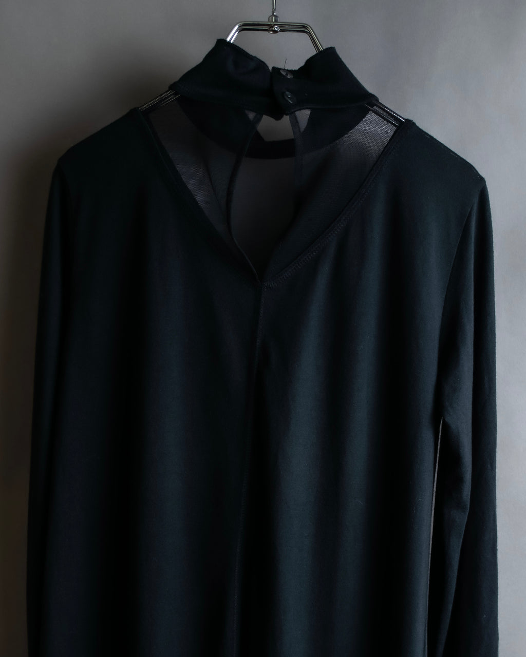 "JUNIOR GAULTIER" Sheer layered tie detail dress