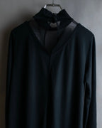 "JUNIOR GAULTIER" Sheer layered tie detail dress