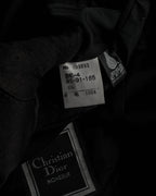 "CHRISTIAN DIOR MONSIEUR" Classical tailored Zegna base satin tuxedo set up