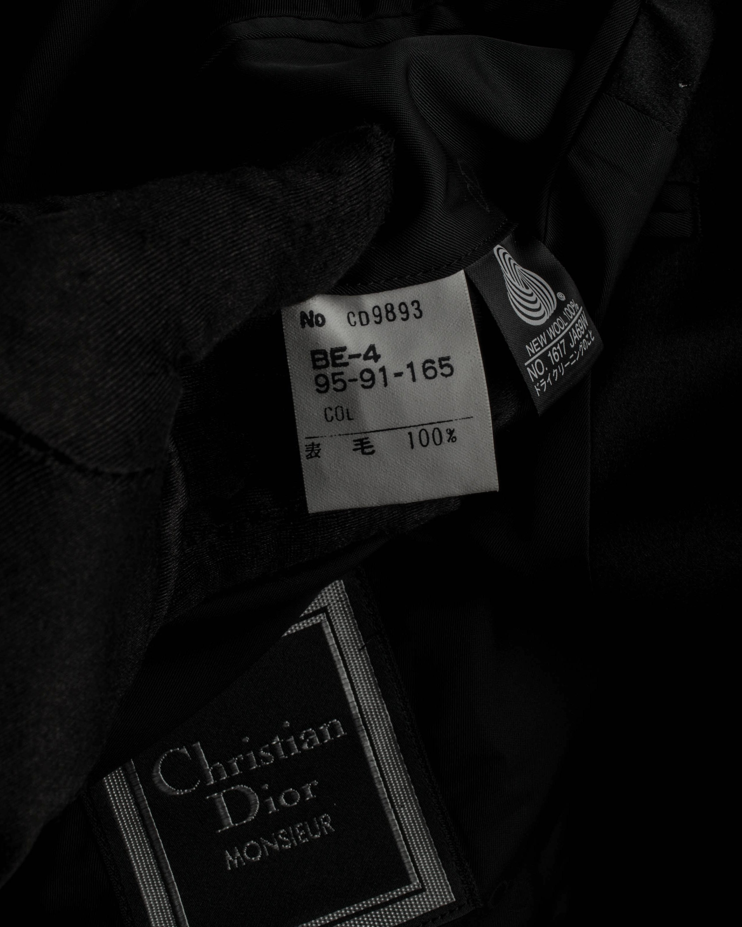 "CHRISTIAN DIOR MONSIEUR" Classical tailored Zegna base satin tuxedo set up