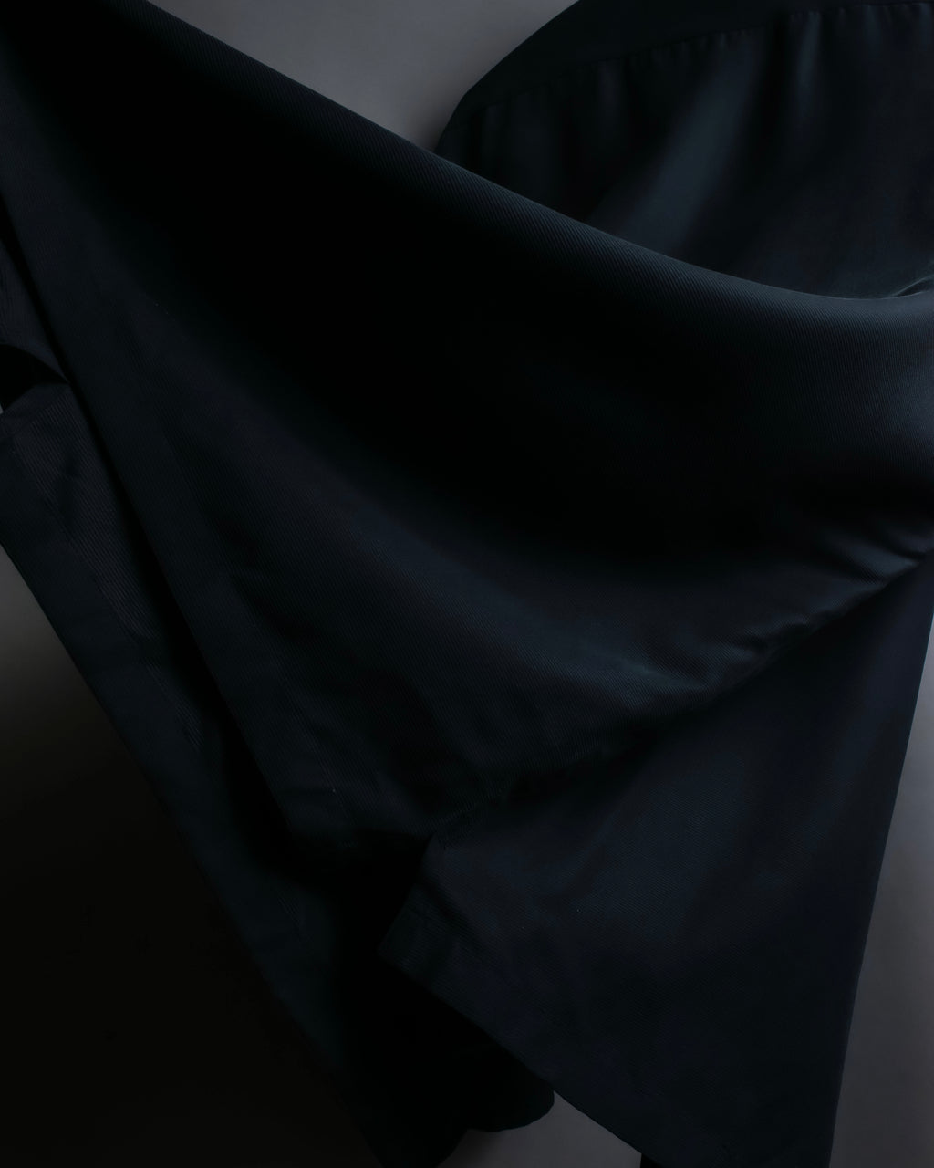 "HUGO BOSS" Striped fabric super oversized black shirt