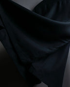 "HUGO BOSS" Striped fabric super oversized black shirt