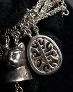 "Folli Follie" Symbolic charm design chain necklace