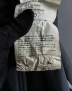 "COMME des GARCONS COMME des GARCONS" Stitchwork placket cut line coat