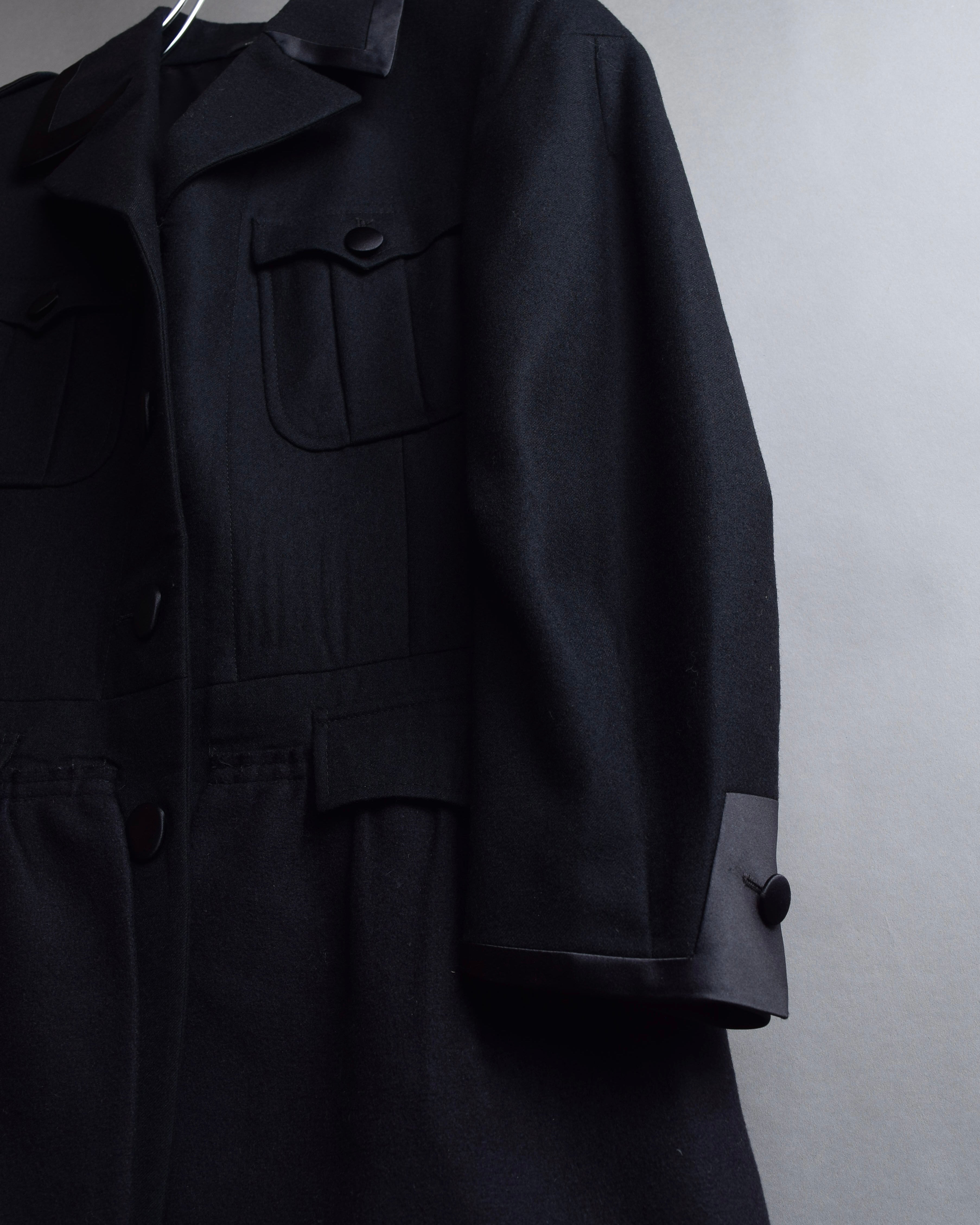 "MIU MIU" Military details trimmings tailored jacket
