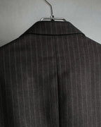 "ARMANI COLLEZIONI" Classic Italian tailoring stripe pattern set up