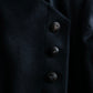 "GUCCI" Asymmetrical front detail high neck coat