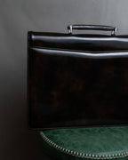 "BALENCIAGA" Patine leather briefcase bag