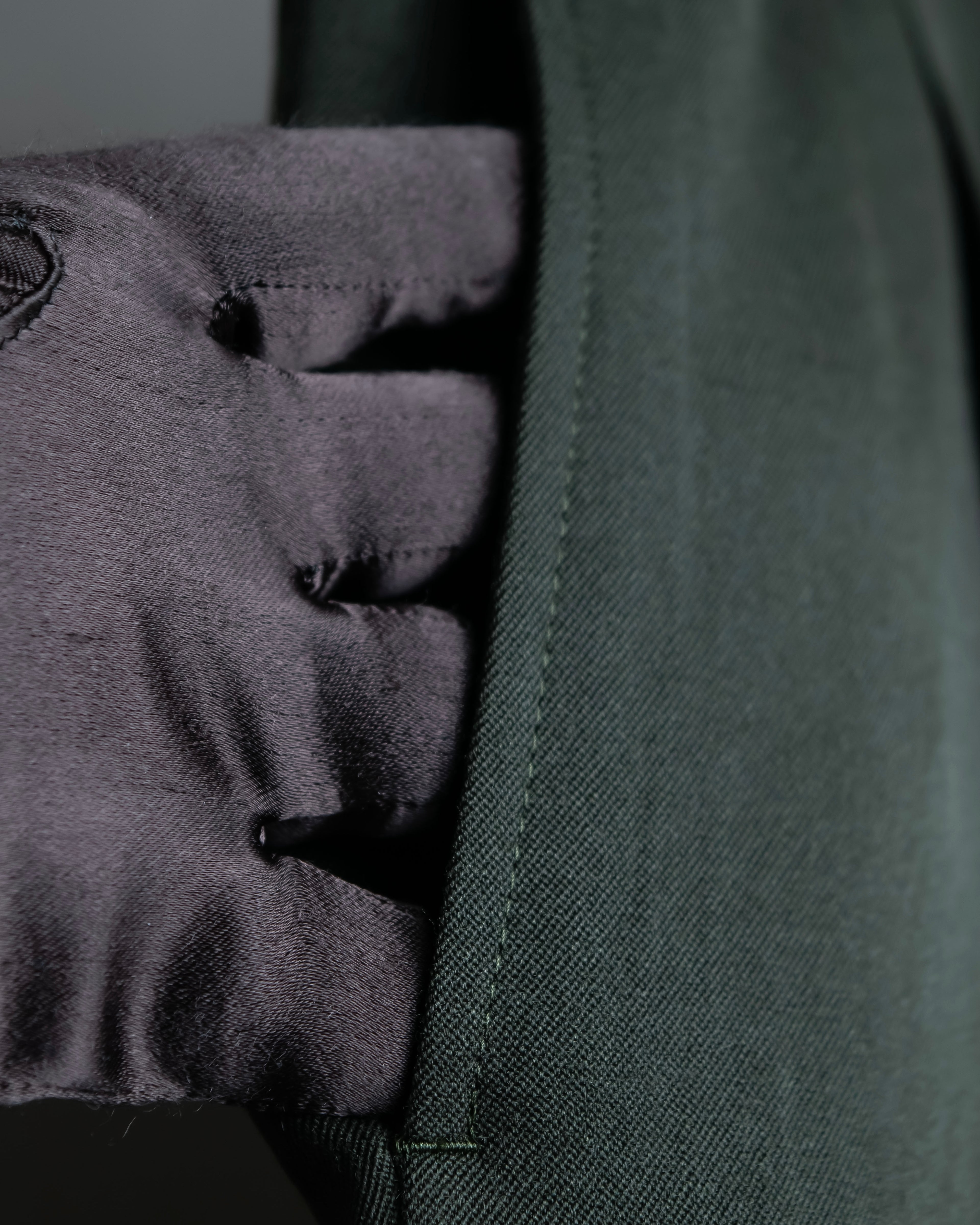 “Jean Paul Gautier” Patterned lining 8B double jacket set up