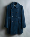 "Comme des garçons robe de chambre" Beautiful velour double half coat