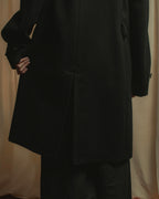 "VIKTOR&ROLF" Sculptural lapel melton coat