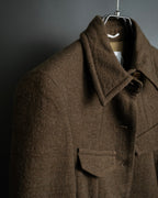 "SPORTSMAX" Carving flap design mid-length coat