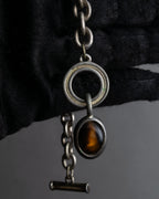 "Ralph Lauren" Circular toggle motif design silver bracelet