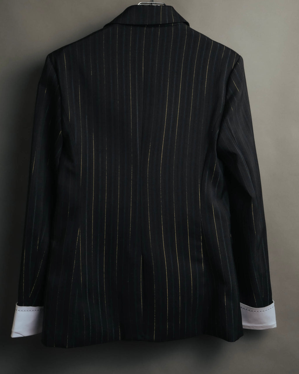-SPECIAL-“SAINT LAURENT” 18's- Modern pinstripe double breasted jacket