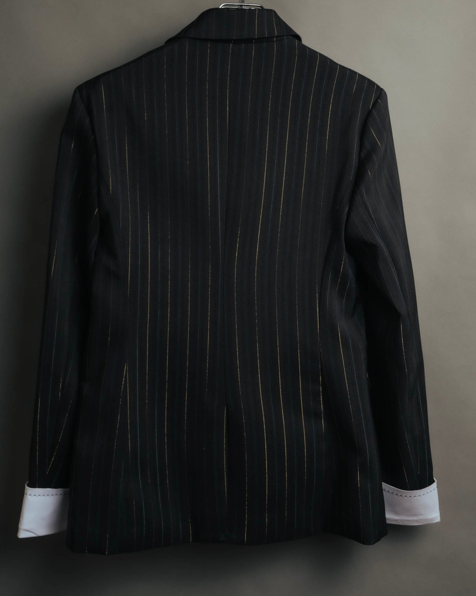 -SPECIAL-“SAINT LAURENT” 18's- Modern pinstripe double breasted jacket