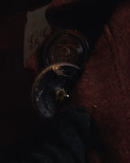 -SPECIAL- "GUCCI" 70’s Suede leather round collar coat