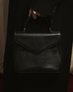 "Salvatore Ferragamo" Mid 90’s archival envelope flap top-handle bag
