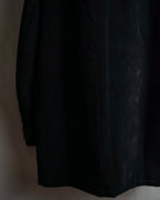 "VERSACE sport"
Stand collar double zipper suede blouson