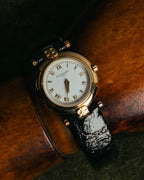 -SPECIAL- "BALENCIAGA" 80's-90's Classic round wristwatch