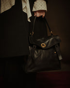 –SPECIAL– “Yves Saint Laurent rive gauche” 08-12 Structured leather muse two bag