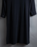 "Max Mara" 90's Refined design long shirt dress
