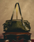 "TOD'S" 00's-10's Textured haircalf leather shoulder bag