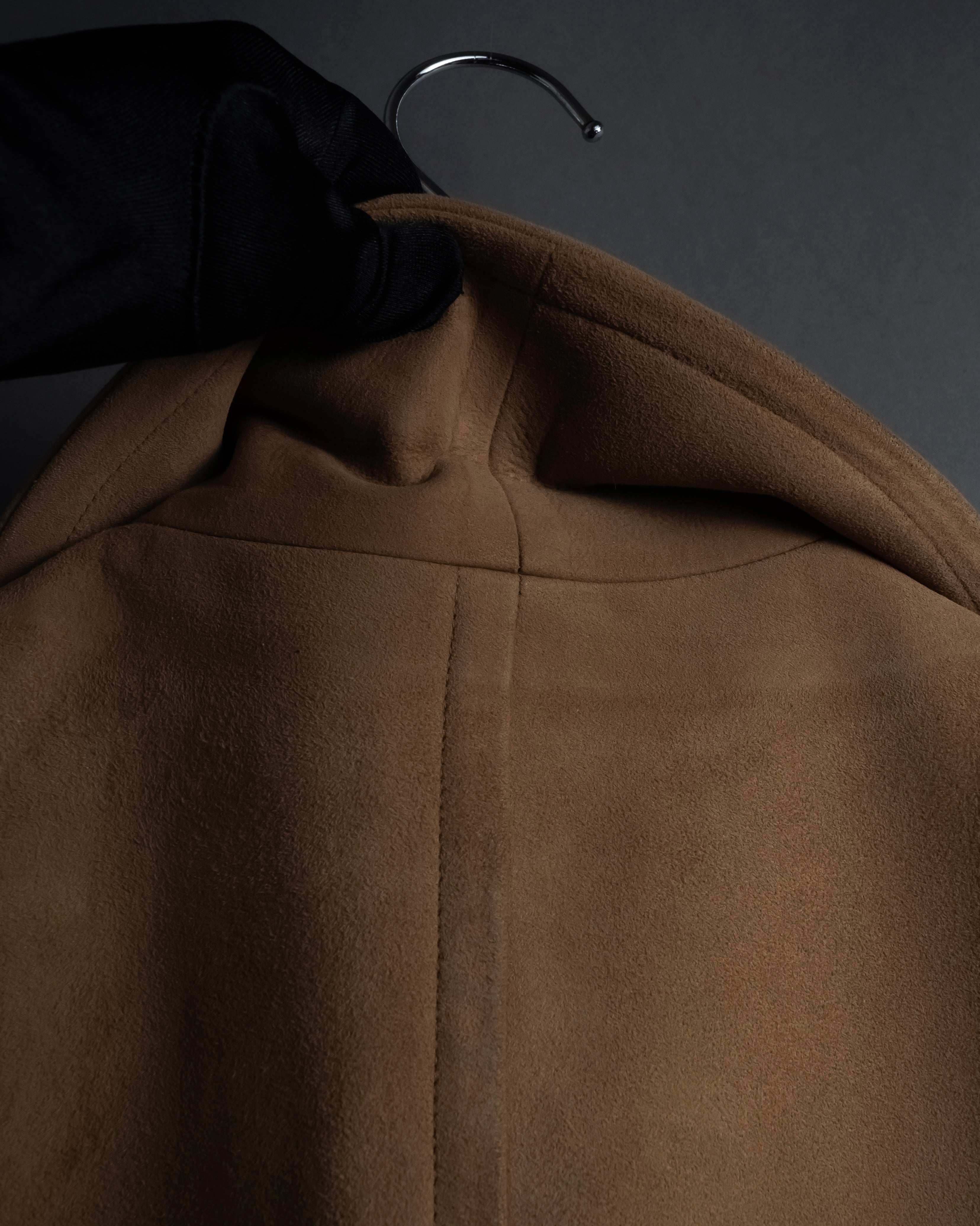 "CELINE" Relaxing design suede leather jacket