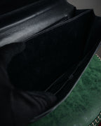 –SPECIAL– “HERMES” 50’s-60’s Escale box calf top handle bag