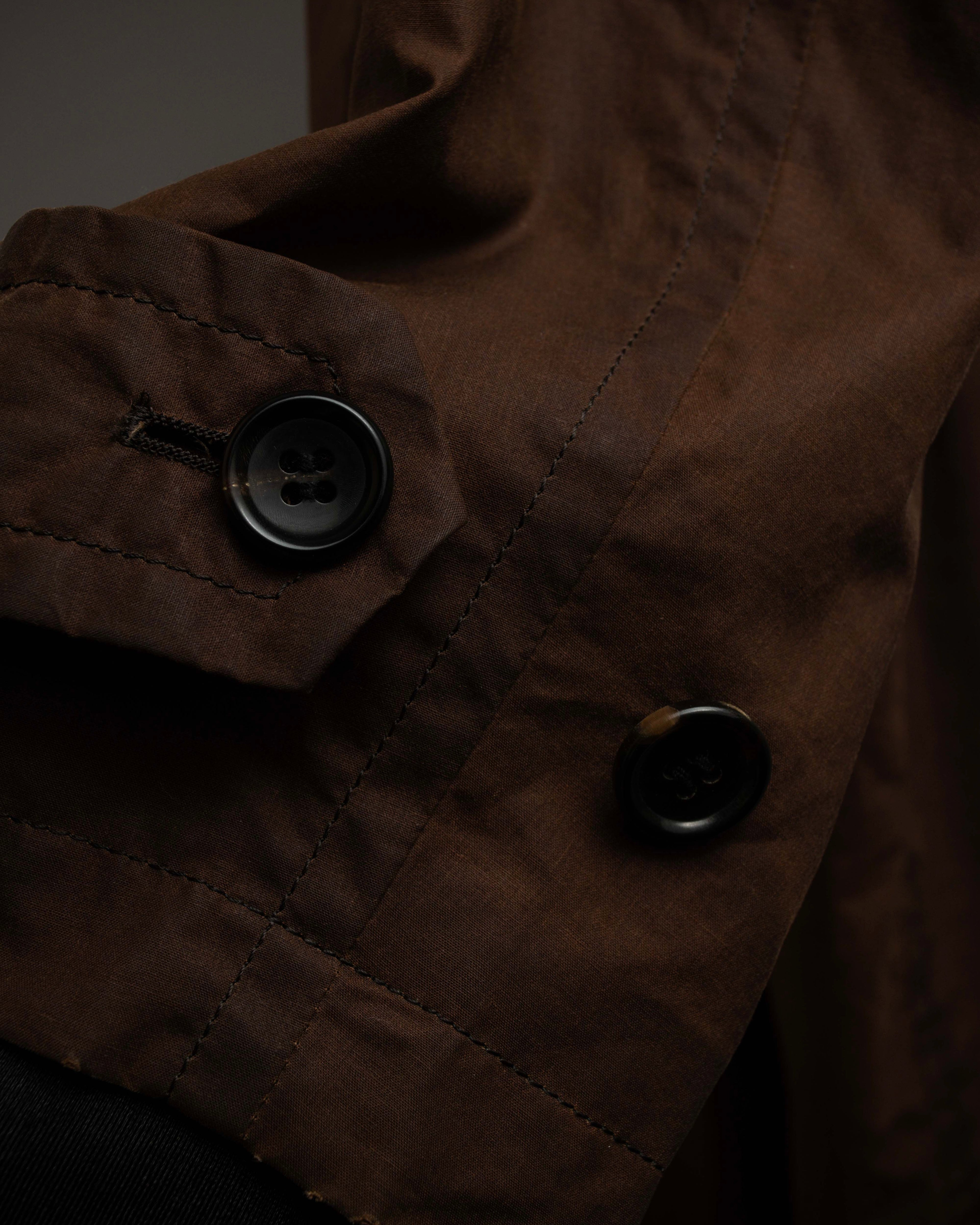 "COMME des GARCONS HOMME"
03AW corduroy collar design stand collar long coat