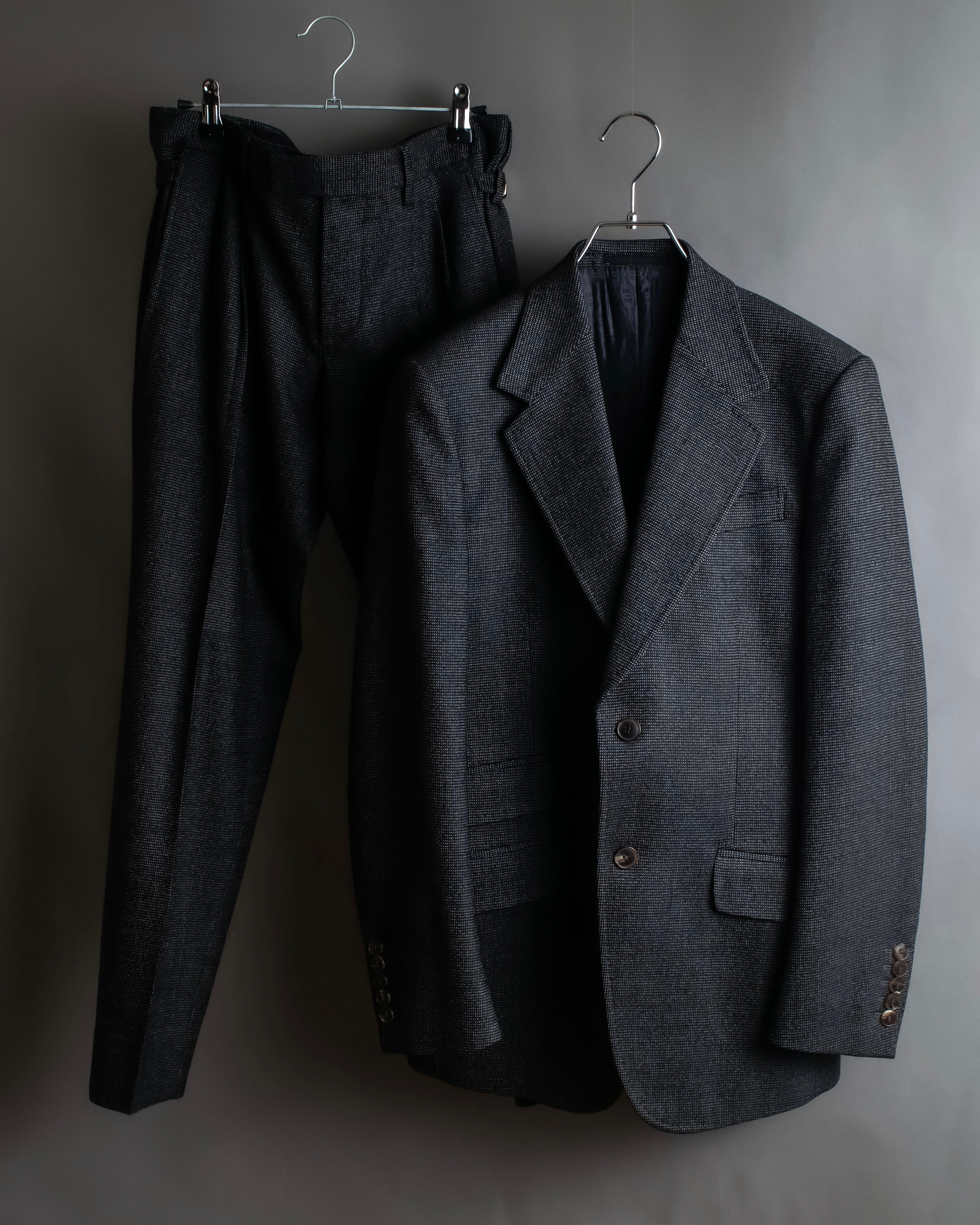 "GUCCI" 90's Tom Ford period bird eye weave set up