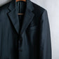 "FENDI" 3 button tailored jacket & wide tapered slacks oversized set up