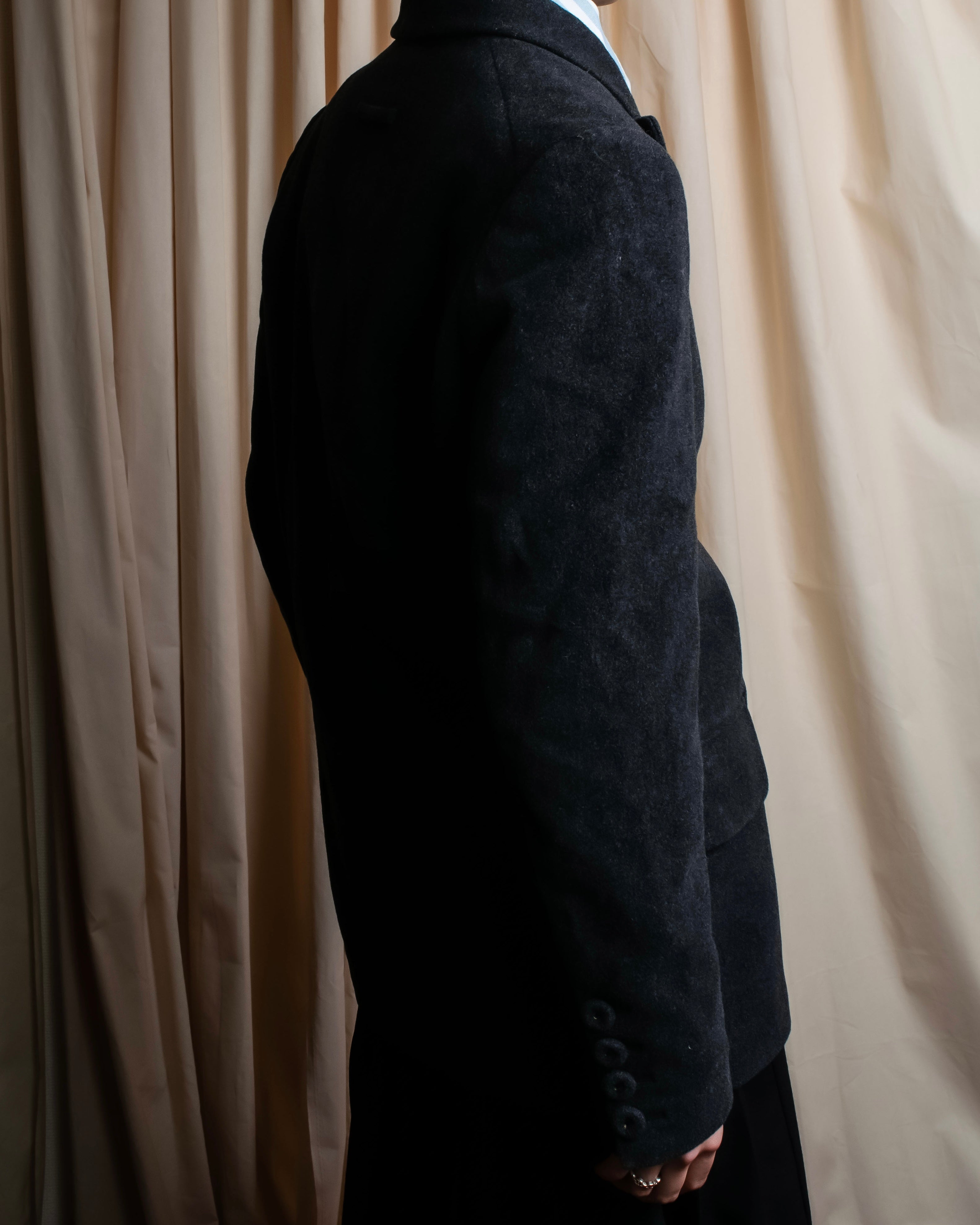 "JEAN PAUL GAULTIER FEMME"
Peaked drape beautiful shape tailored jacket