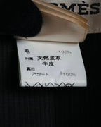 -SPECIAL- “HERMÈS” 90’s Shawl collar asimmetry jacket